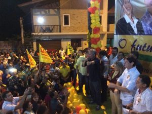Cid Gomes e André Figueiredo reforçam campanhas no Maciço de Baturité (CE)