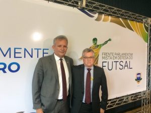 André Figueiredo destaca alcance social do futsal brasileiro